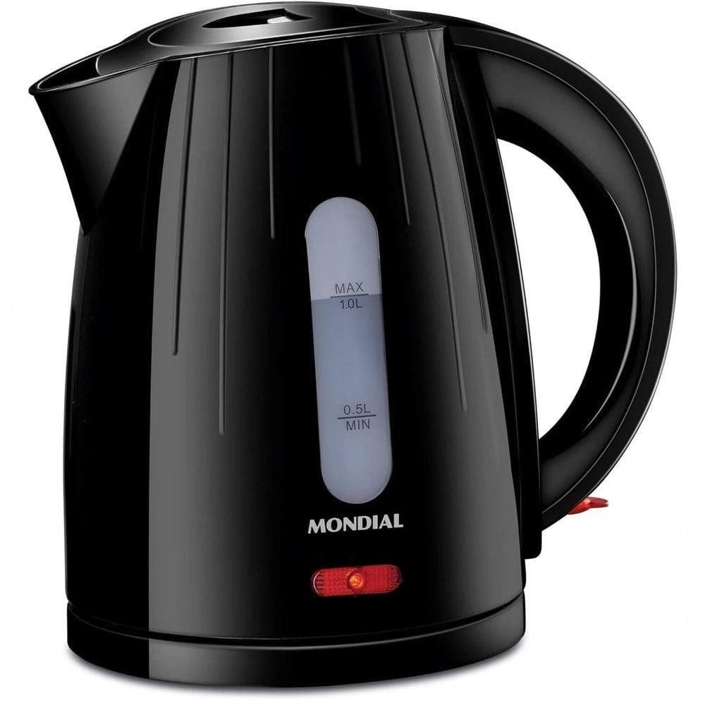 Chaleira Eletrica Mondial Luxx Black 1500w Desligamento Automatico 220V