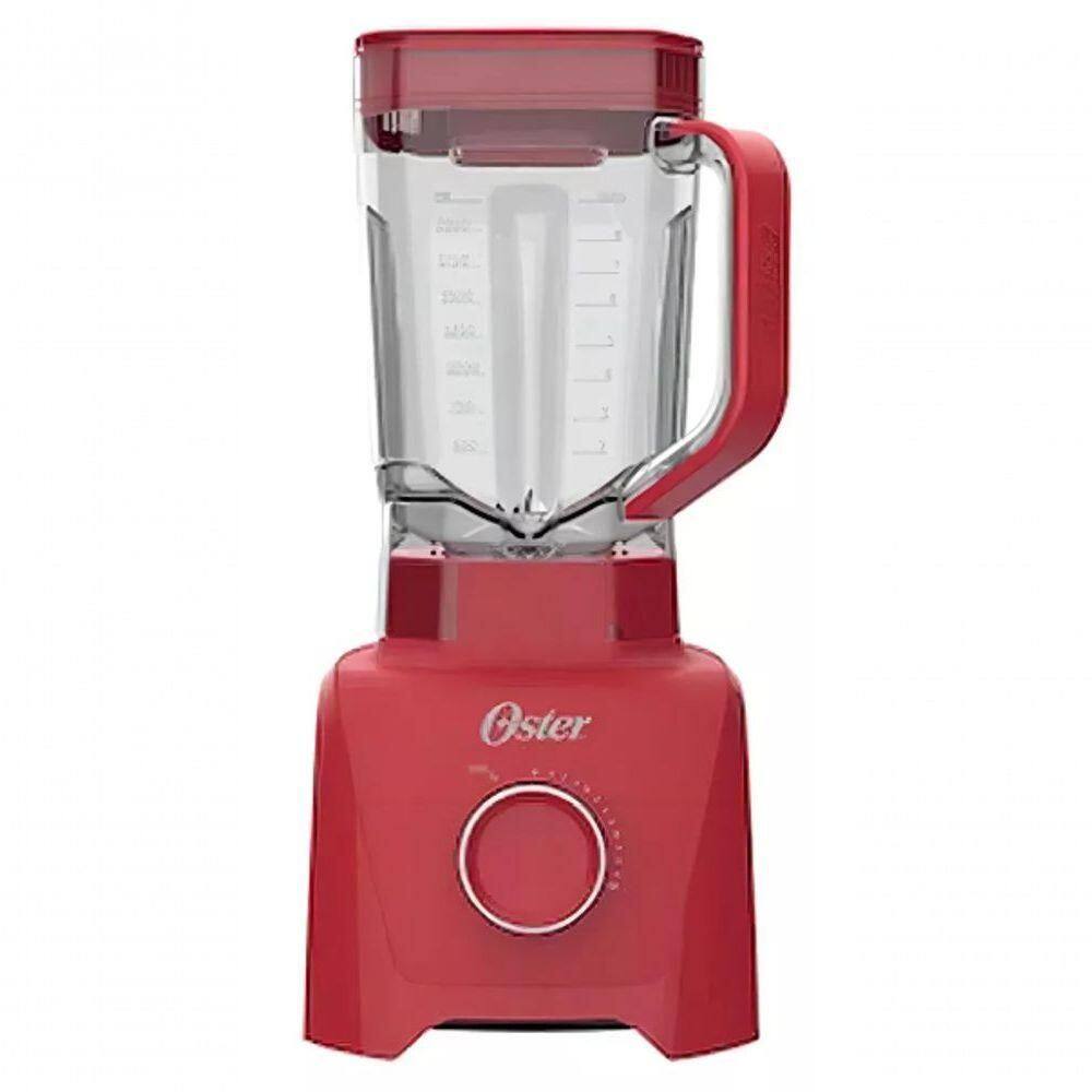 Liquidificador Oster Ultra Black Turbo 15 Velocidades 1400w Vermelho 220V