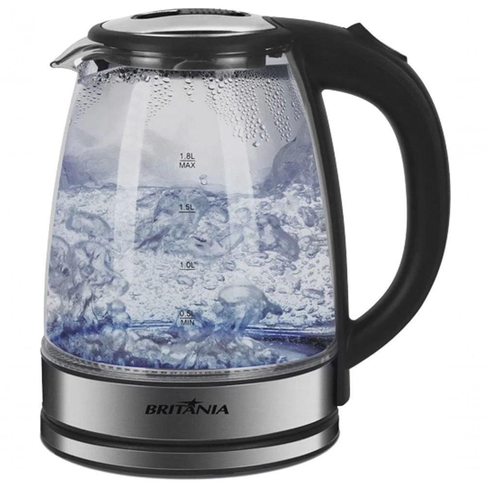 Chaleira Eletrica Britania 2l 1500w Jarra De Vidro 110V