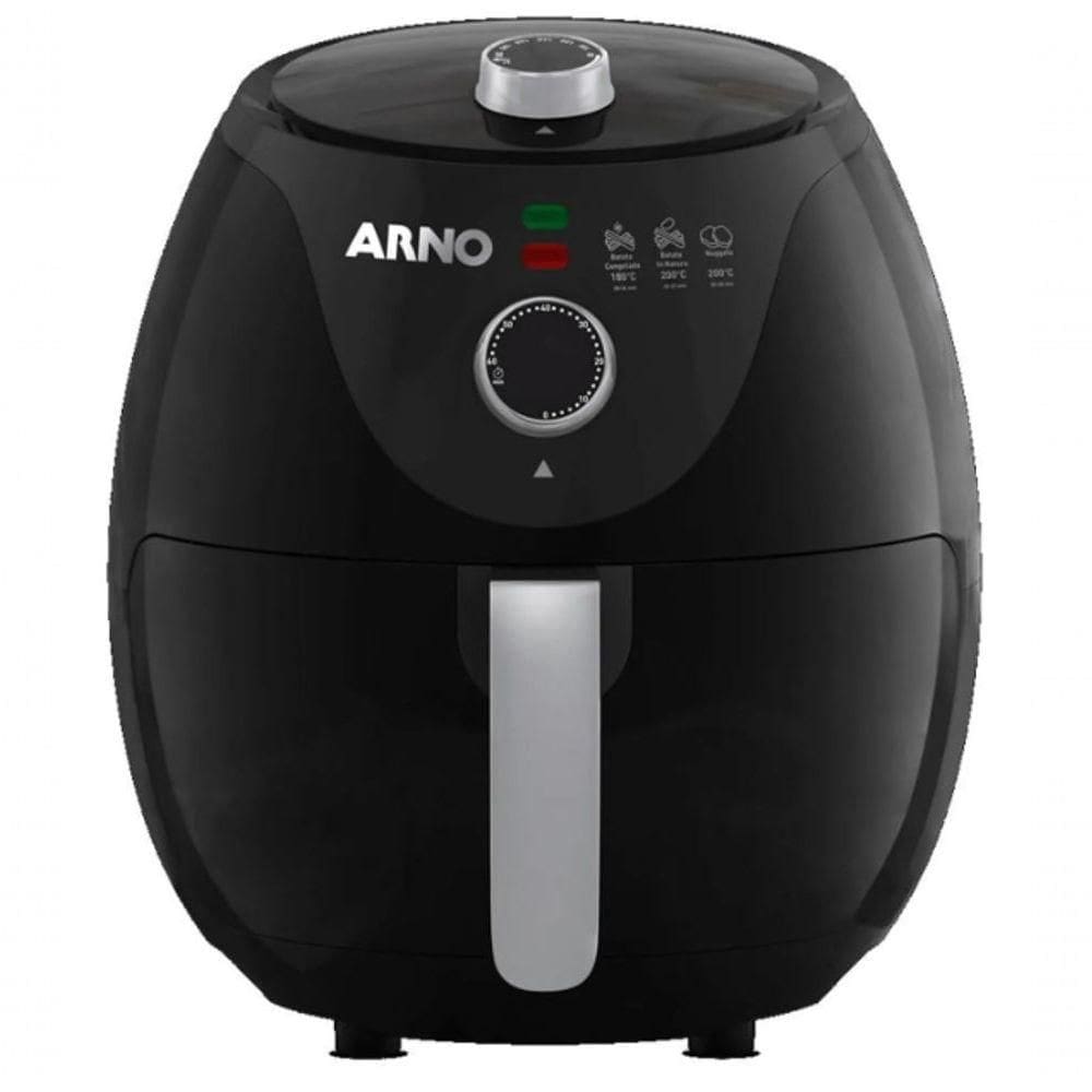 Fritadeira Sem Oleo Air Fryer Arno 1100w Lux Black 4x1 110V