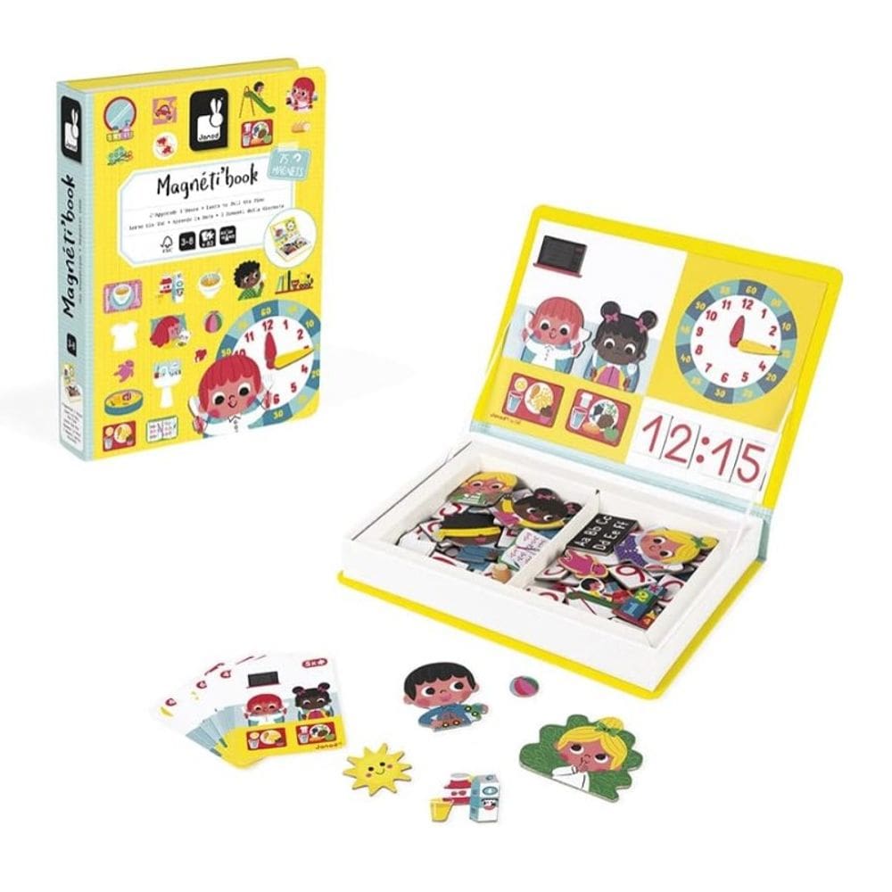 Livro Magnético Aprenda as Horas com 83 Peças - Maped