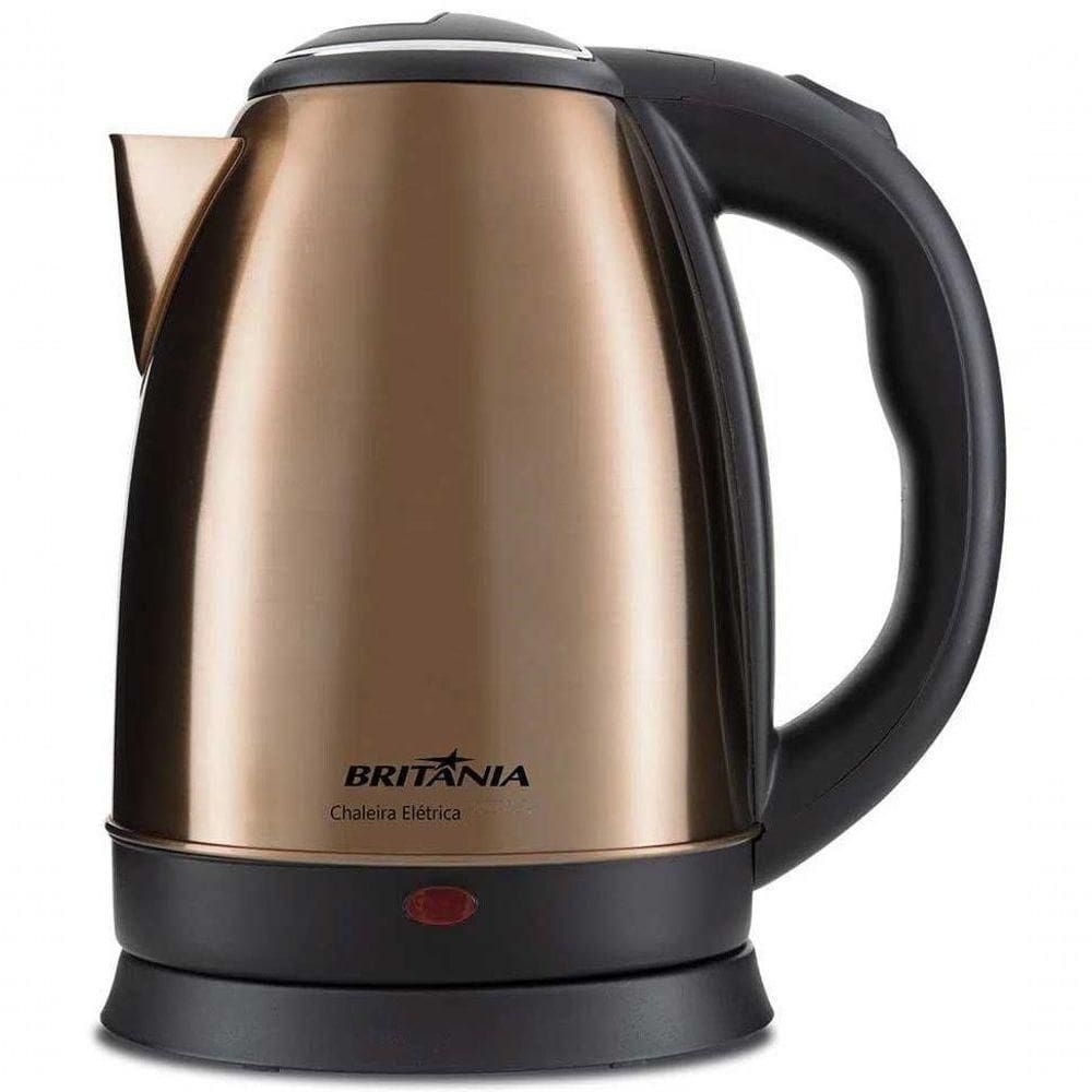 Chaleira Bule Eletrico Britania Bronze 220V Desligamento Automatico