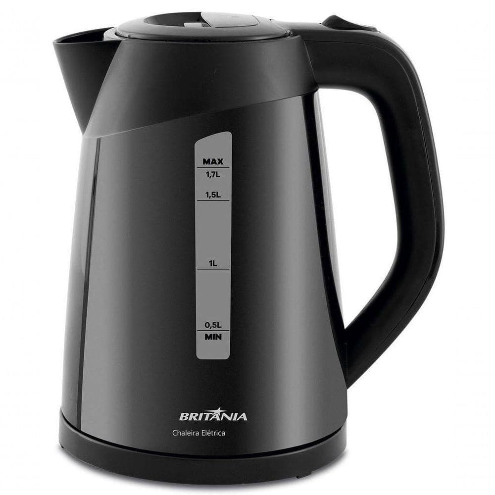 Chaleira Eletrica Britania 1,7l Desligamento Automatico 1200w Preto 110V
