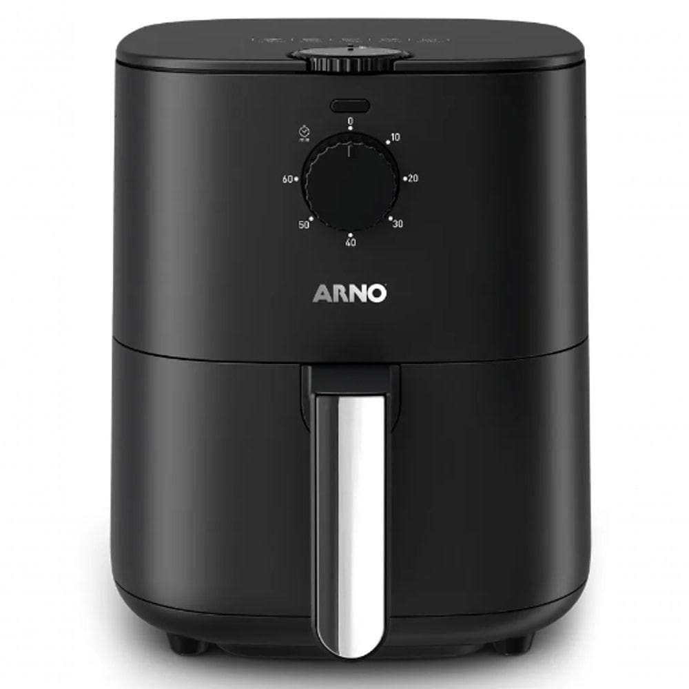 Air Fryer Fritadeira Eletrica Arno 1280w Com Timer All Black 110V