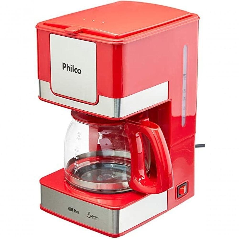 Cafeteira Philco Red Inox 15 Cafes 550w 220V