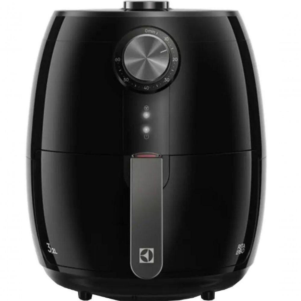 Air Fryer Fritadeira Eletrica 1400w Electrolux Timer Preta 110V