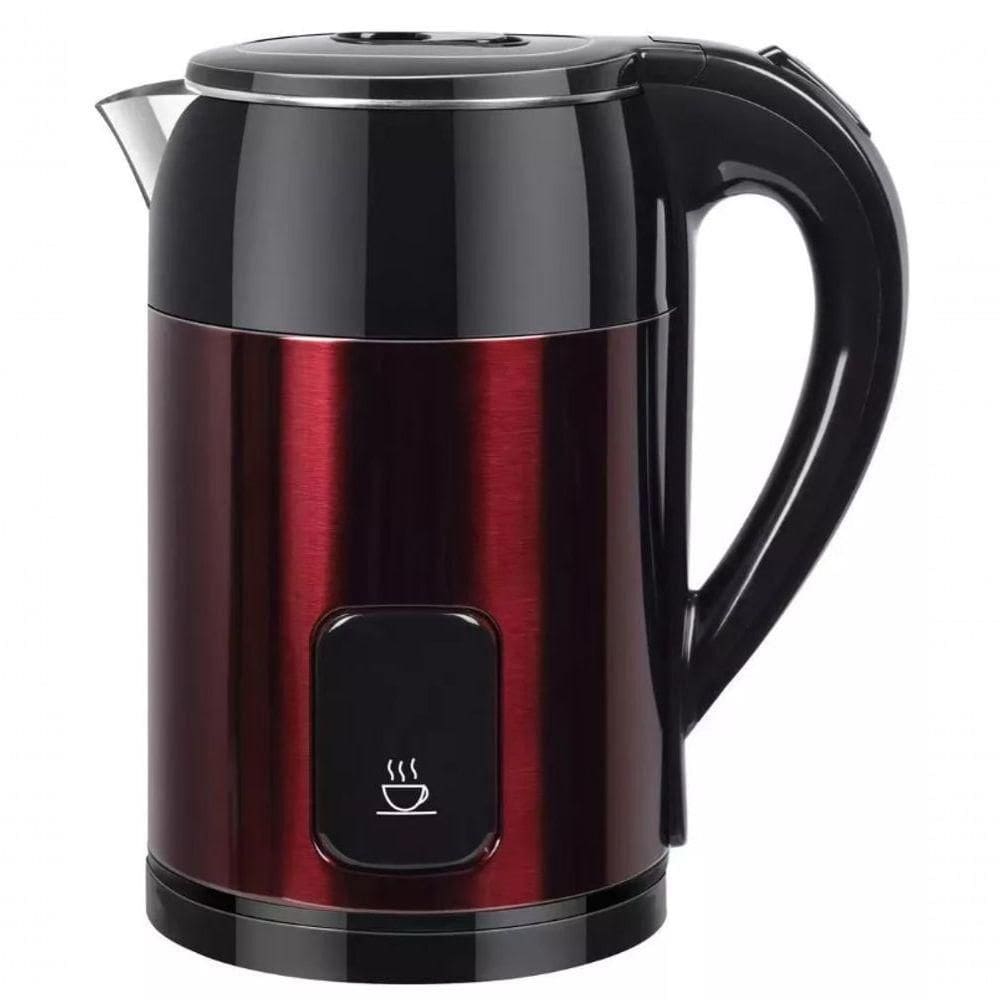 Chaleira Eletrica Ellegance 1500w Com Desligamento Automatico Vermelho 110V