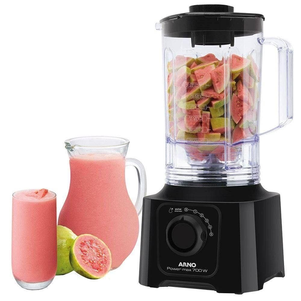 Liquidificador Arno Elegance 700w Utra Turbo 5 Velocidades Preto 220V