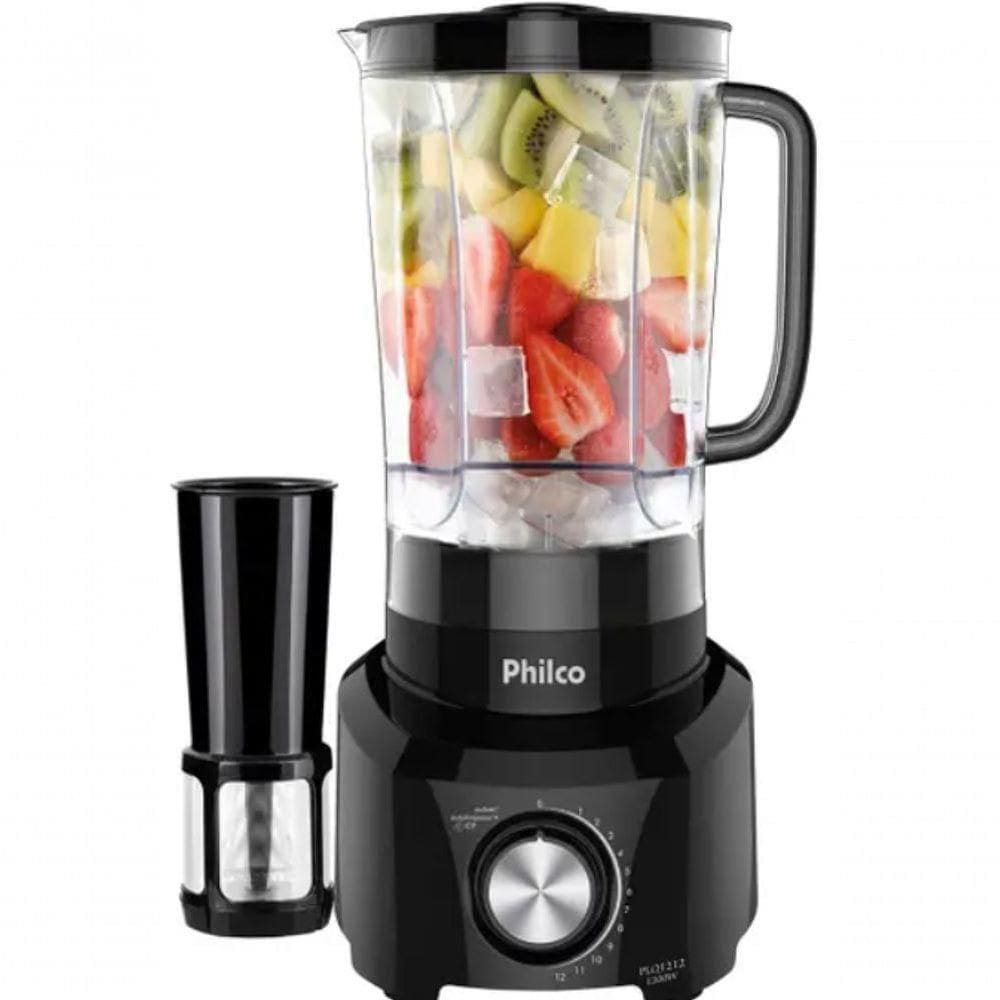 Liquidificador All Black 1200w 12 Velocidades Philco 220V