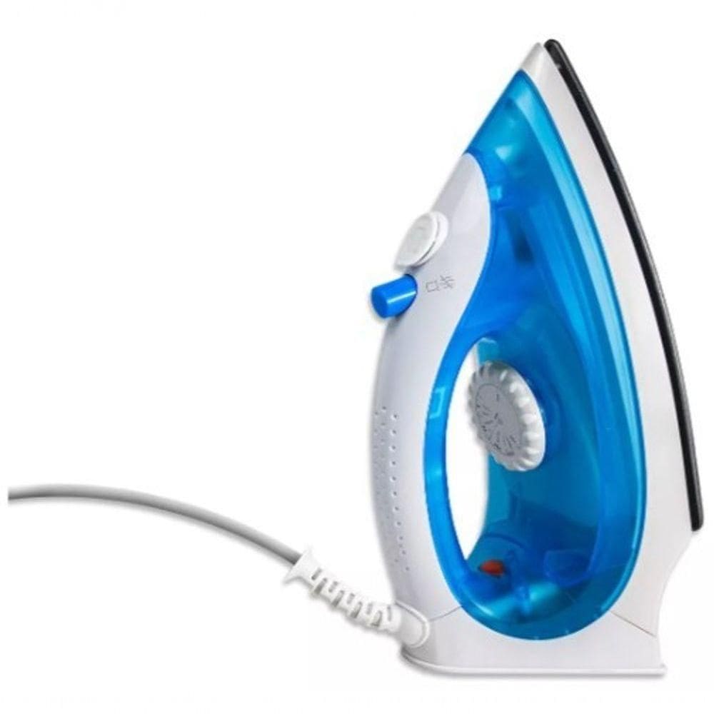 Ferro A Vapor 1300w Kian 8 Niveis Temperatura Azul 220V