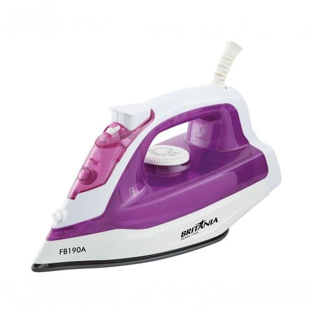 Ferro De Passar A Vapor Britania 1200w Lilas Rosa 110V