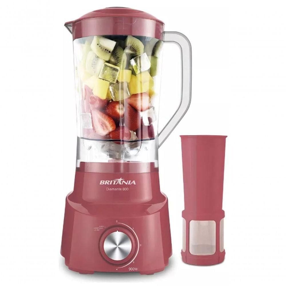 Liquidificador Britania Ultra Turbo Rosa 800w 220V