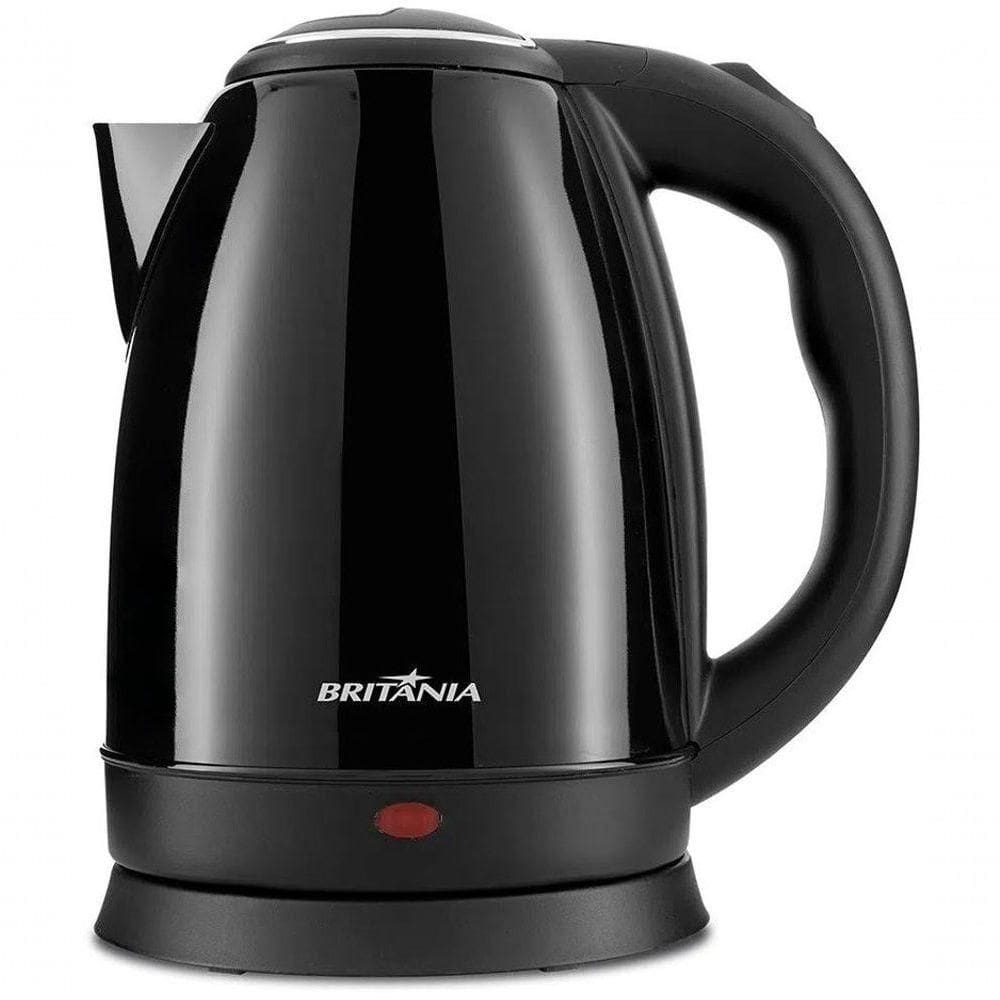 Bule Chaleira Eletrica Britania 1,8l Preto 110V Com Desligamento Automatico