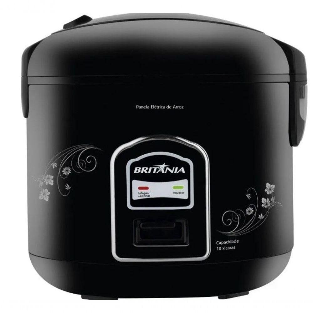 Panela De Arroz Britania Faz 10 Xicaras 700w Preta 220V