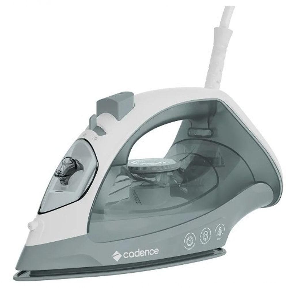 Ferro De Passar 2x1 Cadence 1200w Antiaderente Spray Cinza 220V