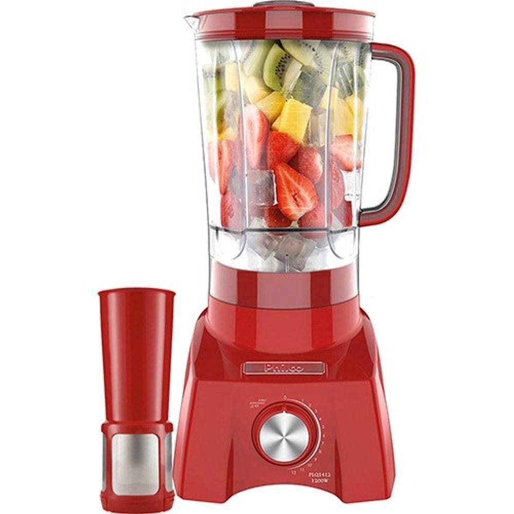 Liquidificador Philco Turbo 1200w Vermelho Com Filtro 220V
