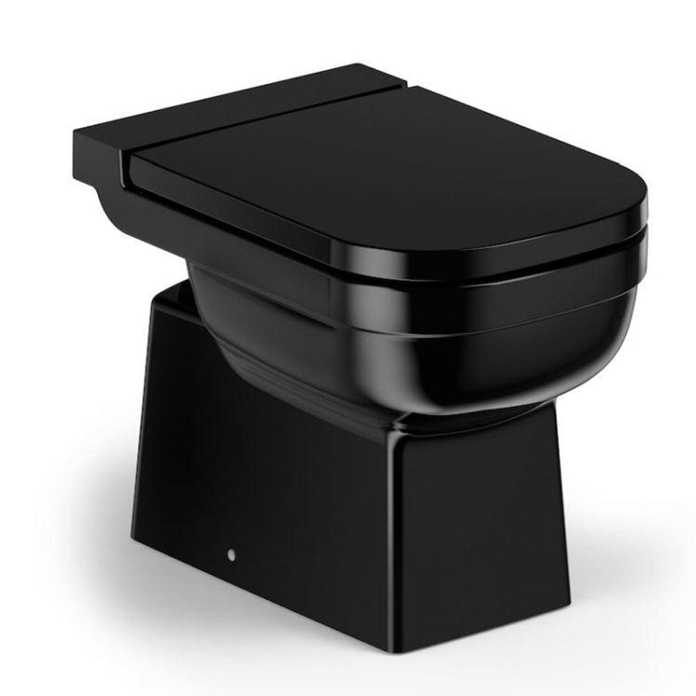 Vaso Sanitário Convencional Elite Preto Celite