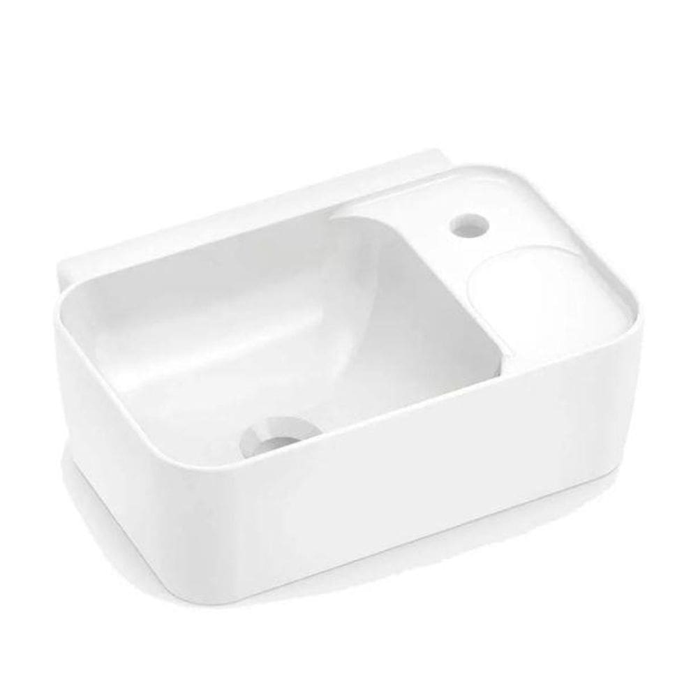 Lavatório Suspenso Eco Branco Celite