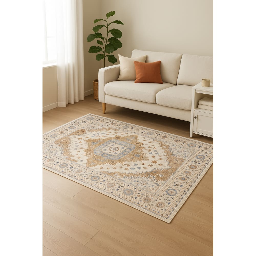 Tapete Vinci Pelo Baixo Antialérgico Impermeável 100x140cm Jolitex - Florença