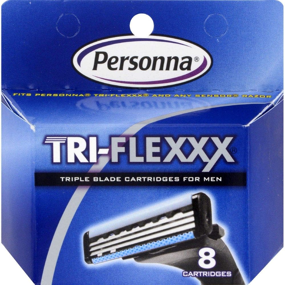 Cartuchos Personna Tri-Flexxx para sensor Gillette 8 unidades