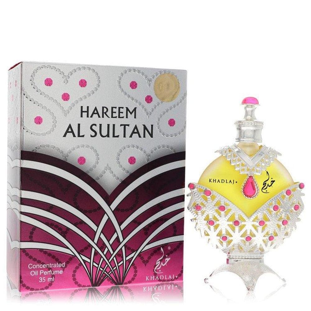 Óleo Perfumado Feminino Khadlaj Hareem Al Sultan Silver Concentrado Perfumado(Unisex) 35 Ml