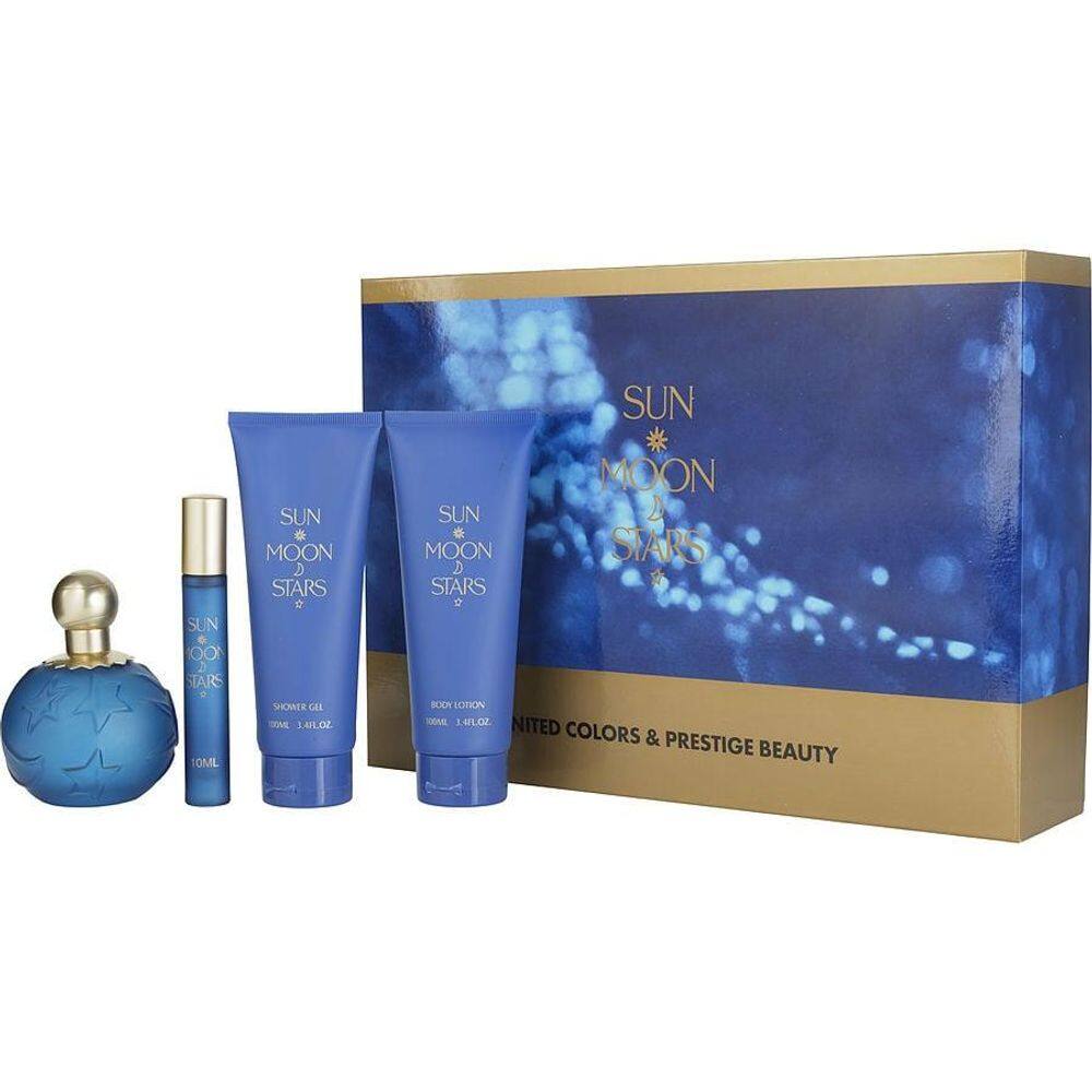 Perfume Feminino Karl Lagerfeld Sun Moon Stars Edt Spray 100 Ml&Loção Corporal Gel De Banho Mini