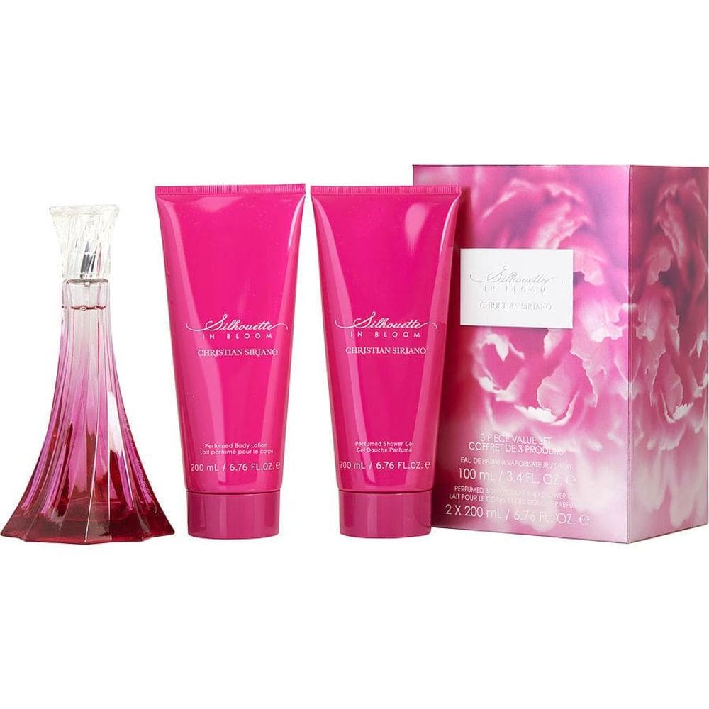 Perfume Feminino Christian Siriano Silhouette In Bloom Set -EDP Spray 100 Ml&Loção Corporal 200 Gel Banho