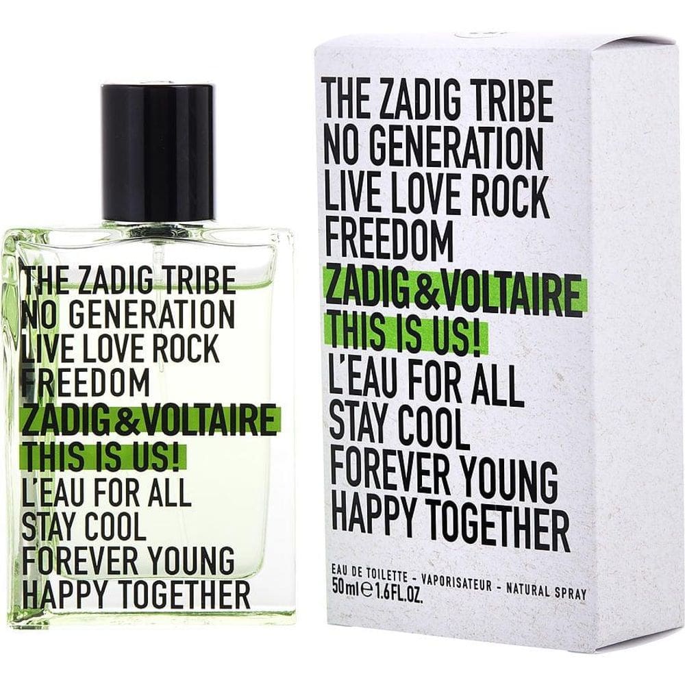 Perfume Unisex Zadig & Voltaire This Is Us! L`Eau For All Edt Spray 50 Ml
