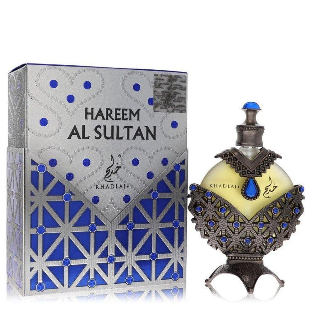 Óleo Perfumado Feminino Khadlaj Hareem Al Sultan Blue Concentrado Perfumado(Unisex) 35 Ml