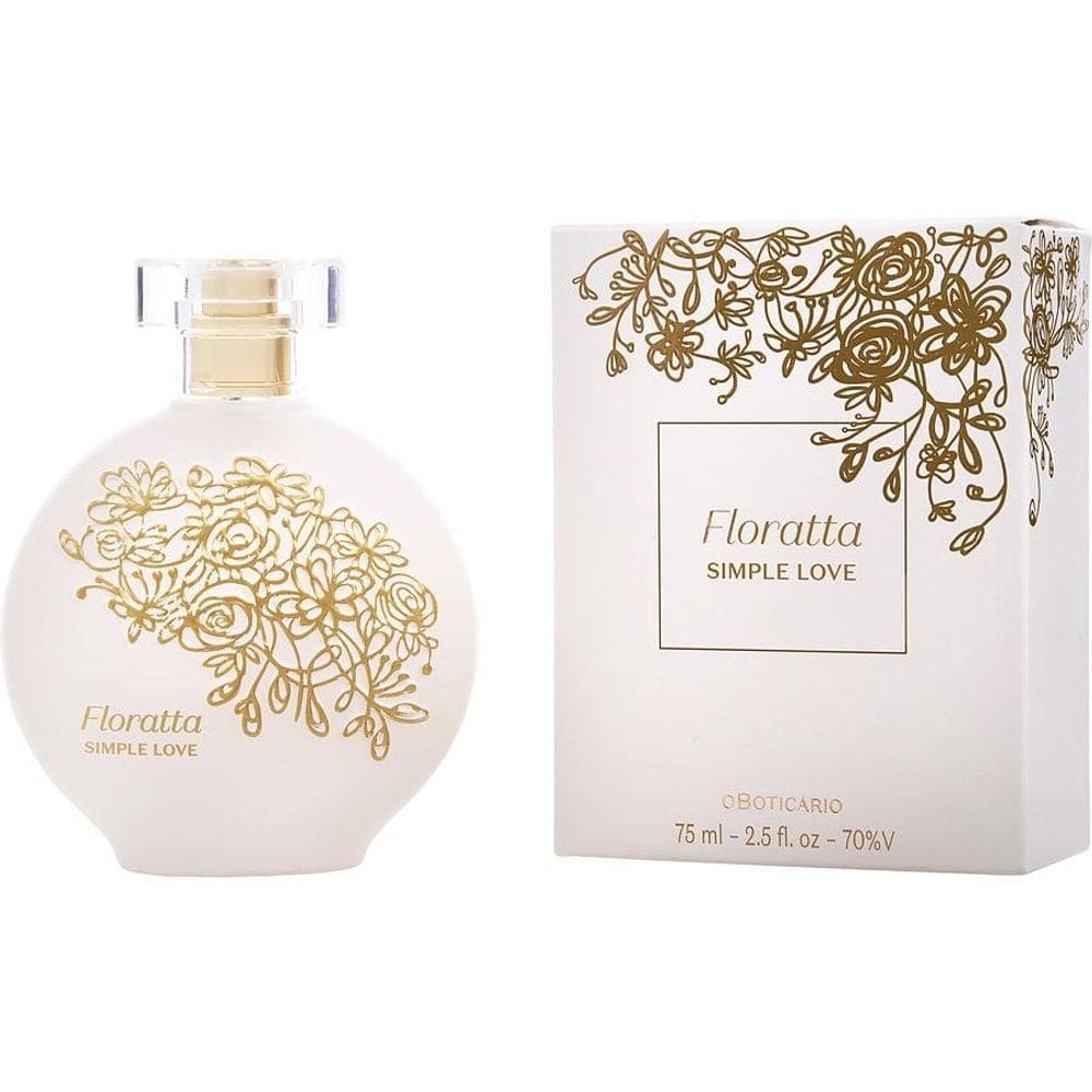 Perfume Feminino Floratta Simple Love Edt Spray 75 Ml