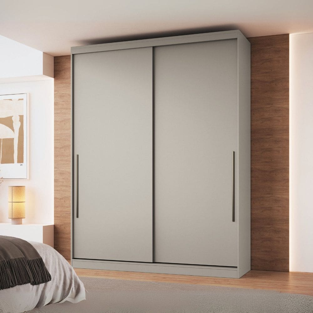 Guarda-roupa Casal 2 Portas Elegance Níquel