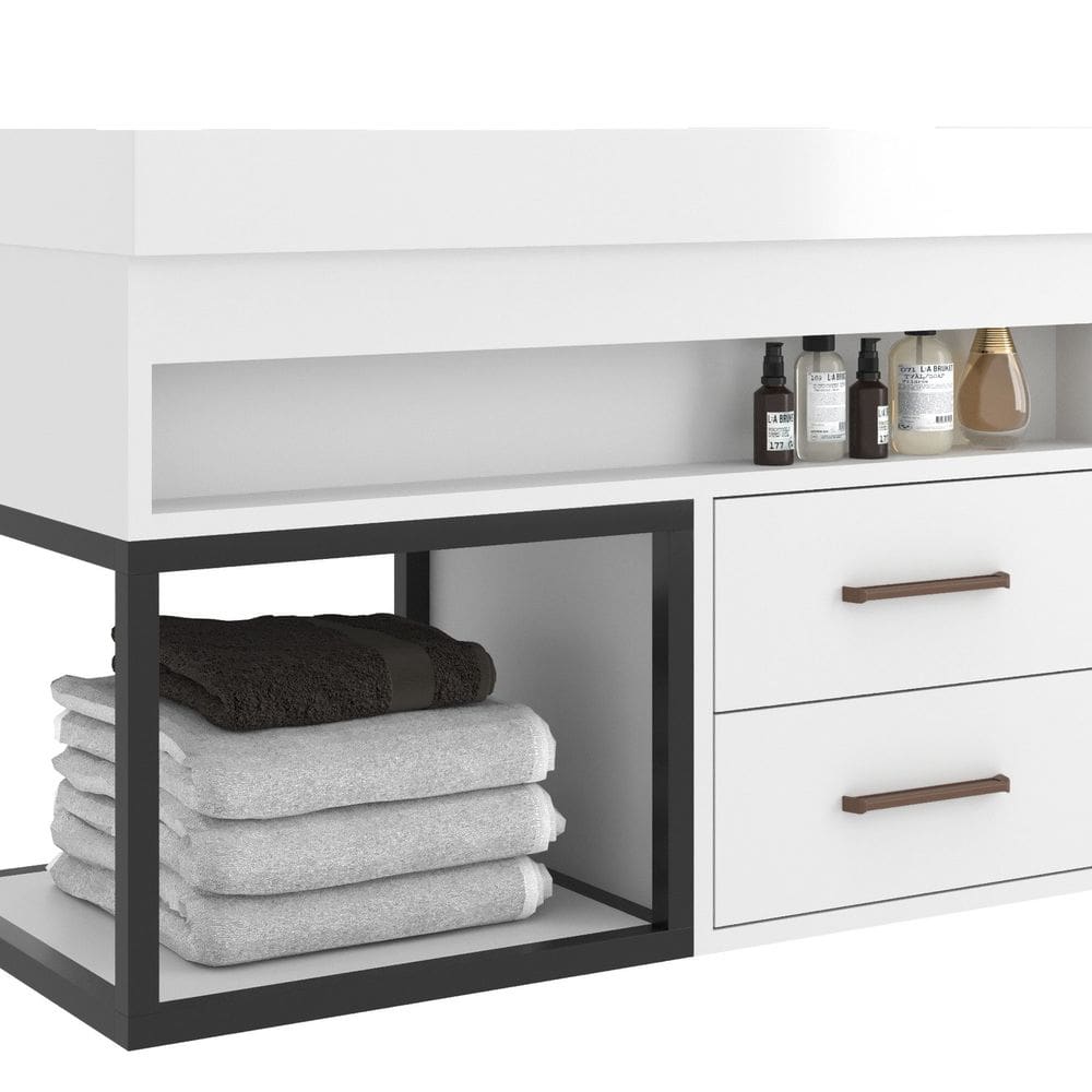 Gabinete para Banheiro Suspenso New 80 Branco