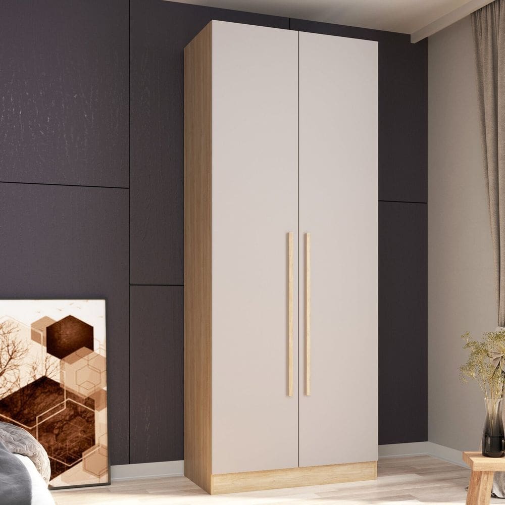 Guarda-roupa Modulado 2 Portas San Diego Aveiro Oak/Cinza Urbano