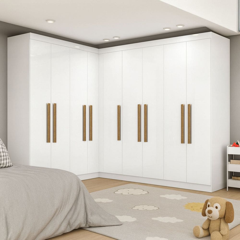 Guarda-roupa Infantil 9 Portas Jasmim