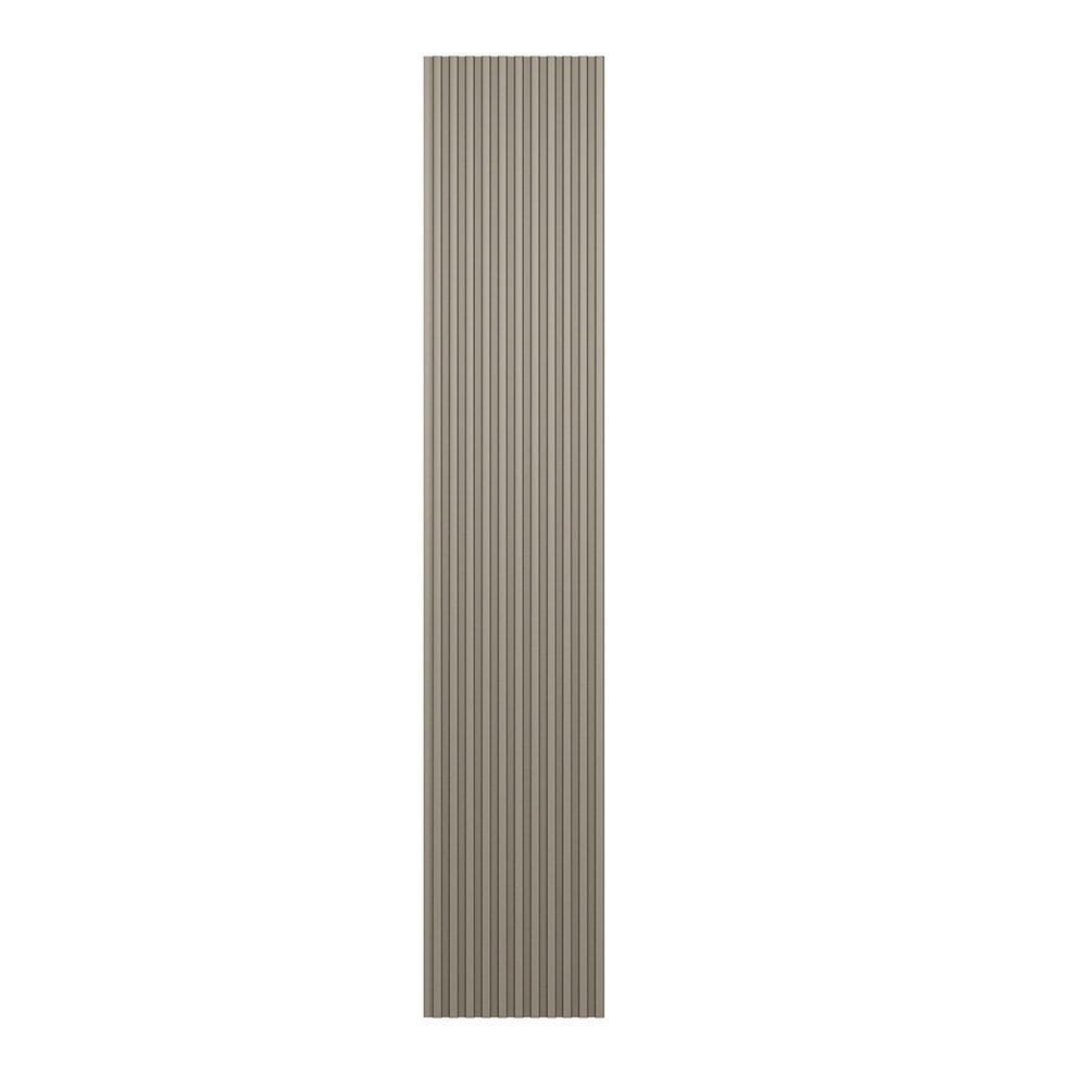 Revestimento de Parede em Mdf Ripado Modular Gris Fosco