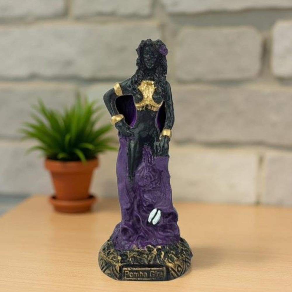 Imagem Maria mulambo estátua umbanda candomblé resina 15 cm