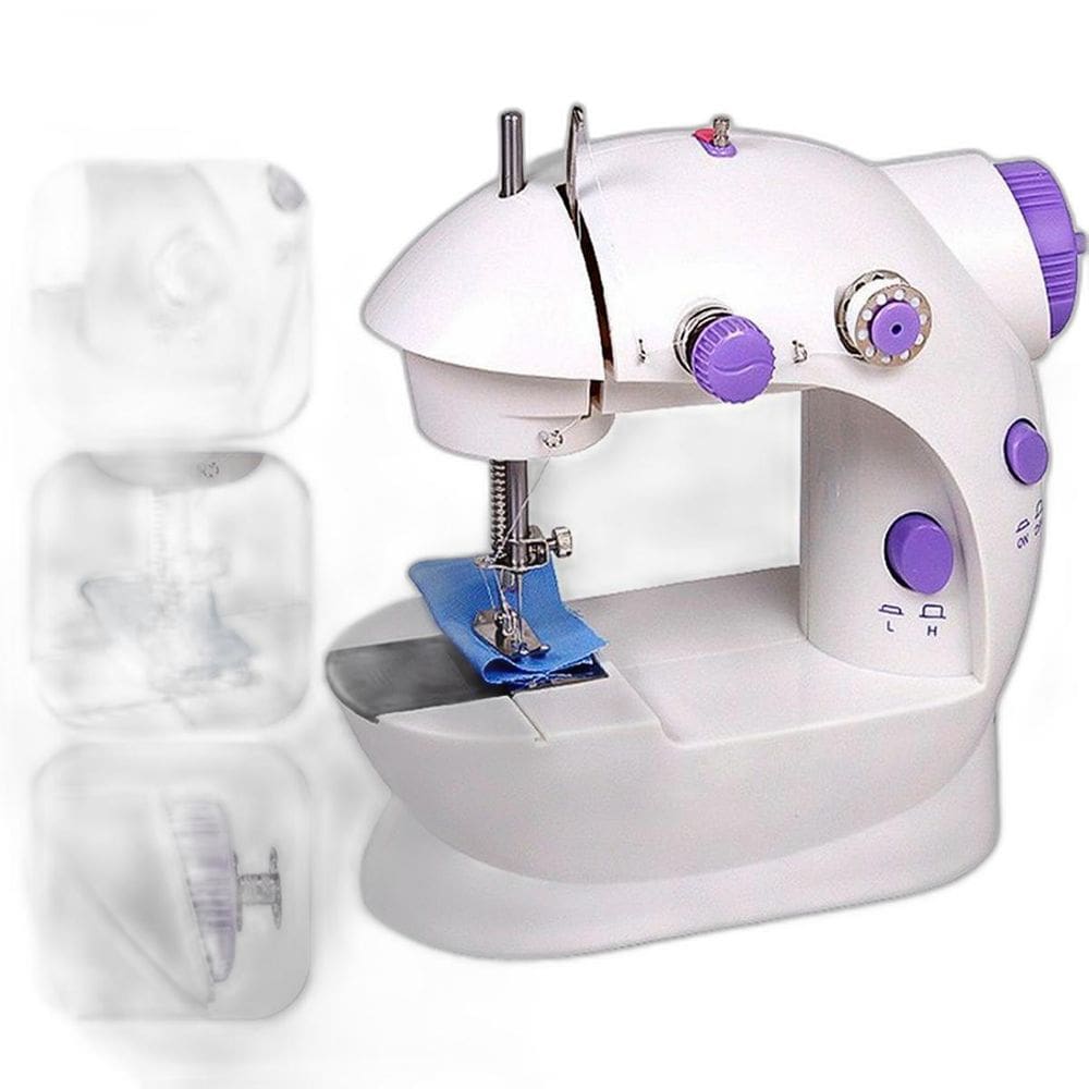 Mini Máquina Costura Reta Tutto Home Portátil MCP-100