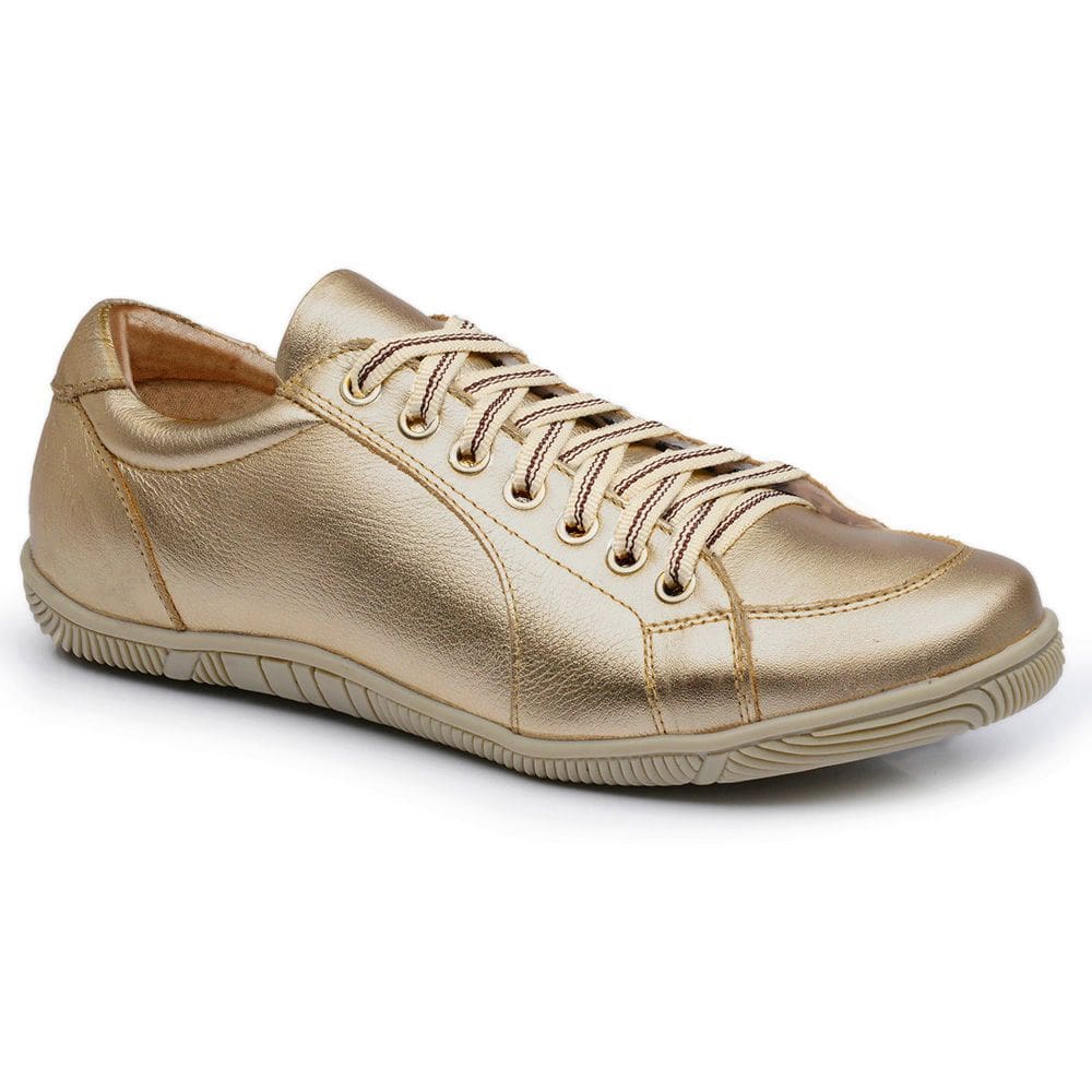 Sapatênis Feminino Cadarço Prata Velho 1958-0042