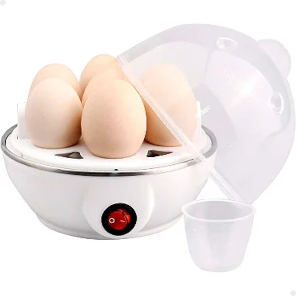 Cozedor Aquecedor Portátil para até 7 Ovos Elétrico 220V Prático Cozinha