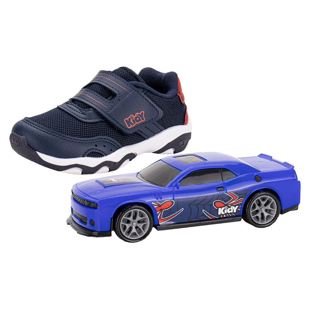 Kit Tênis Infantil Play + Carrinho Kidy 0070818