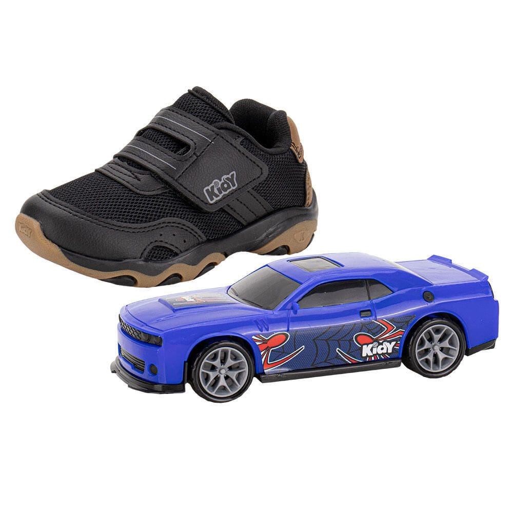 Kit Tênis Infantil Play + Carrinho Kidy 0070818