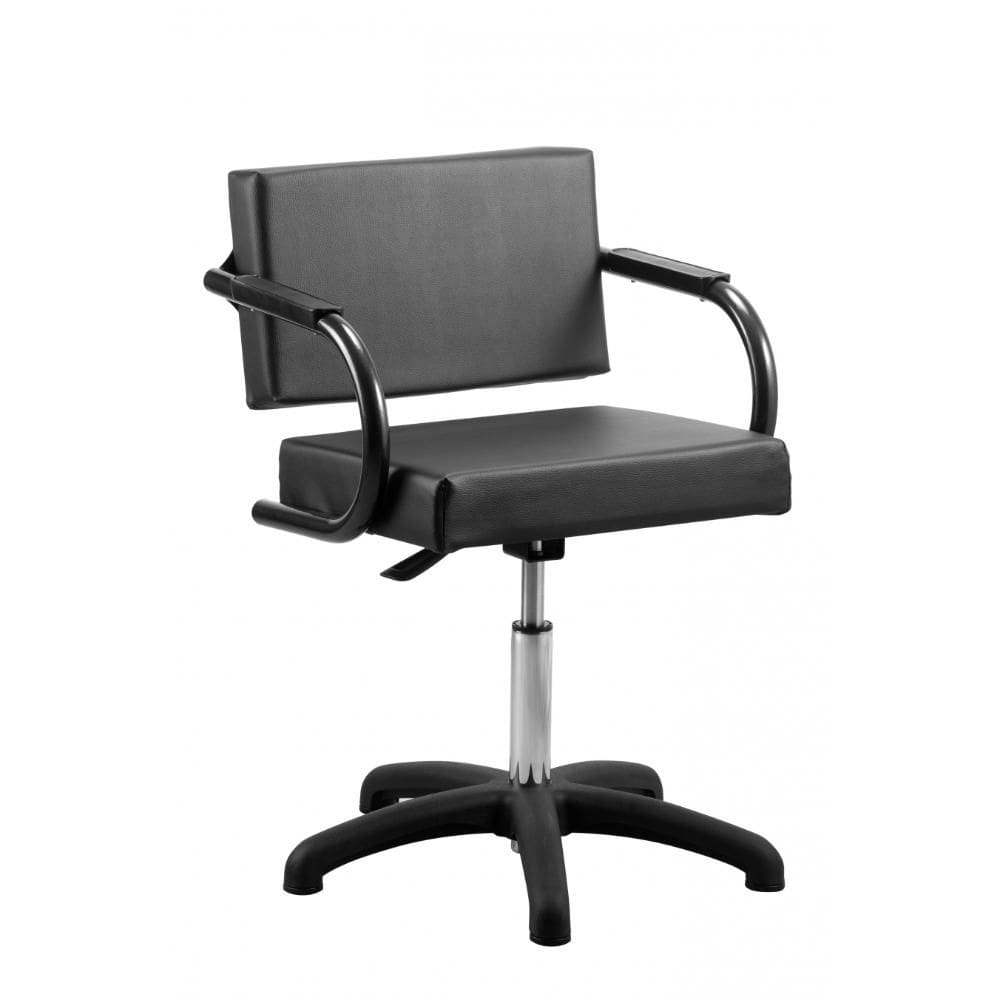 Cadeira de Cabeleireiro Salão de Beleza e Barbearia Dompel Titan Stand Regulagem de Altura Preto