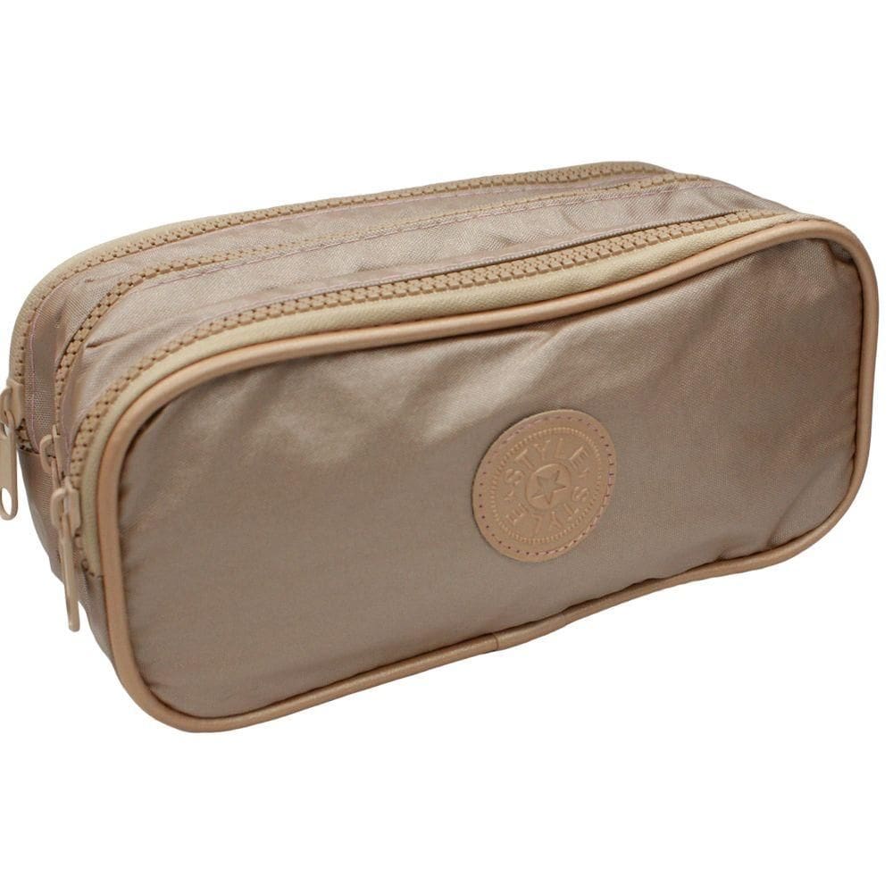 Estojo Multiuso Triplo Style 2443876 Rosé - Quanhe