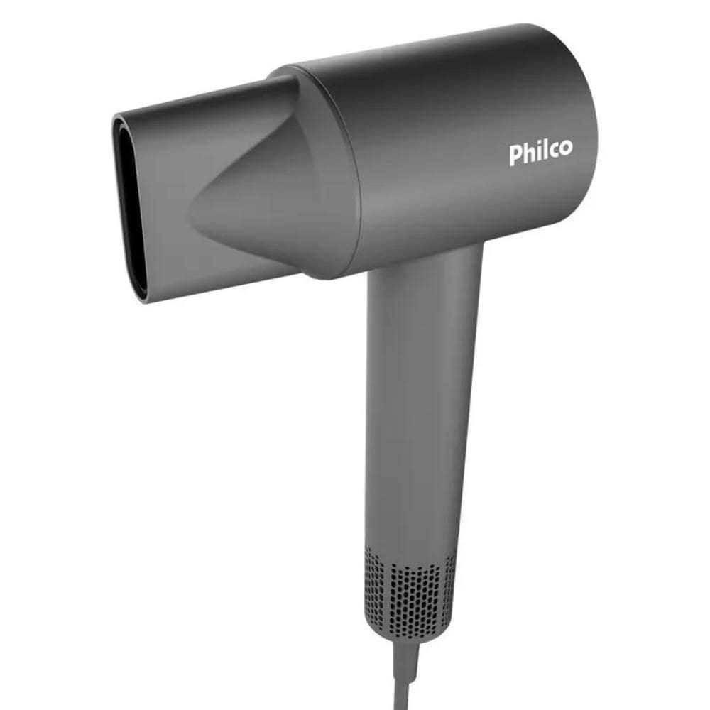 Secador de Cabelo Philco Tourmaline Íon 4 Temperaturas 1600W Cinza 127V - PSC3600