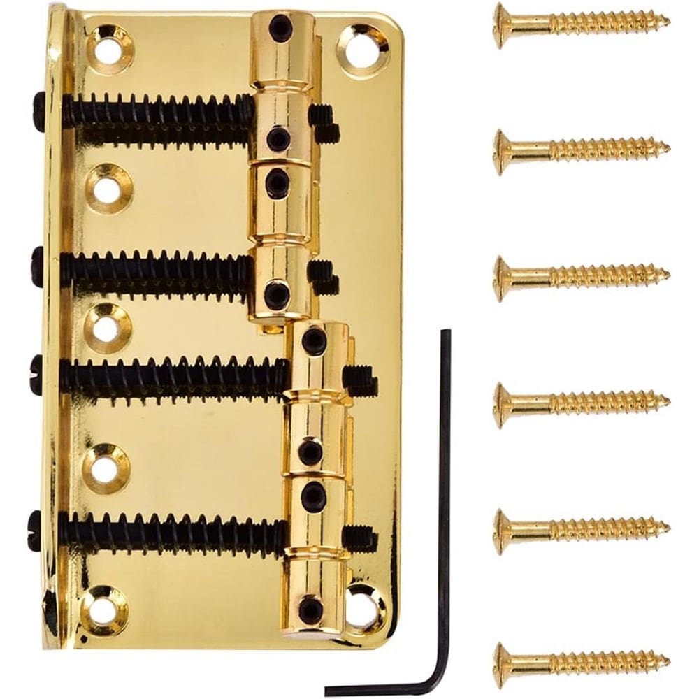 Ponte Ronsani Vintage P/ Baixo 4 Cordas Dourado 676