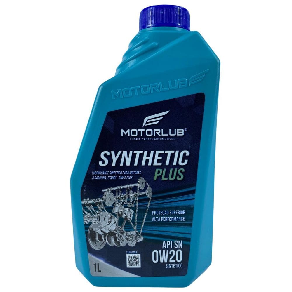 Oleo Motor Motorlub 0W20 Api Sn Sintético 1L