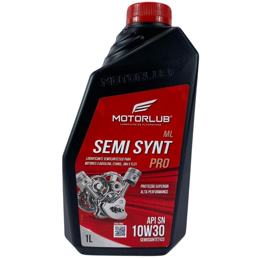Oleo Motor Motorlub 10W30 Sn Semi Sintético 1L