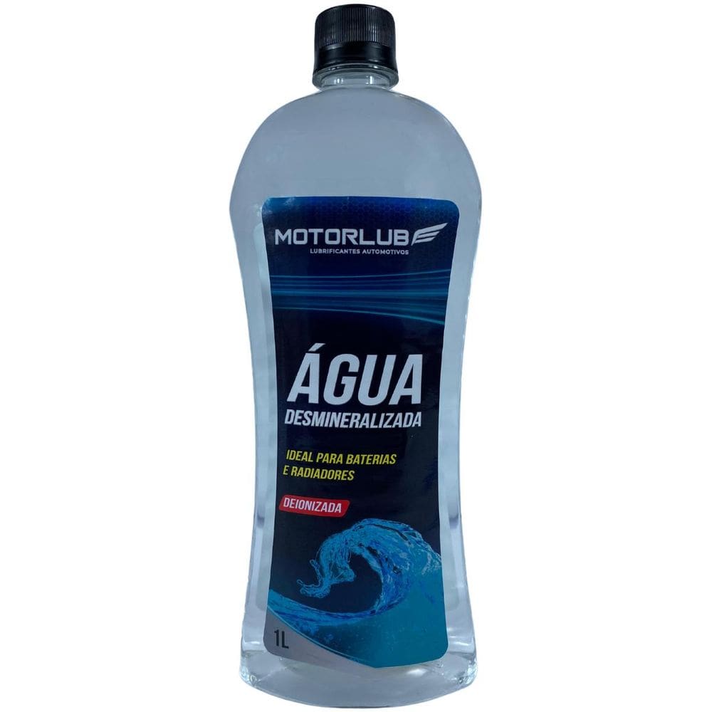 Agua Desmineralizada Deionizada 1L - Motorlub