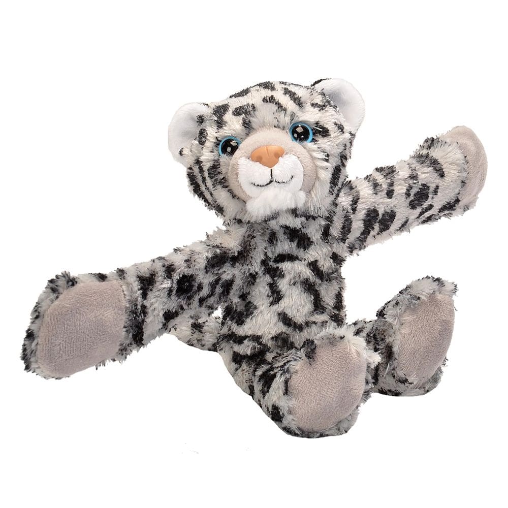 Brinquedo de pelúcia Wild Republic Huggers Snow Leopard 20 cm para crianças