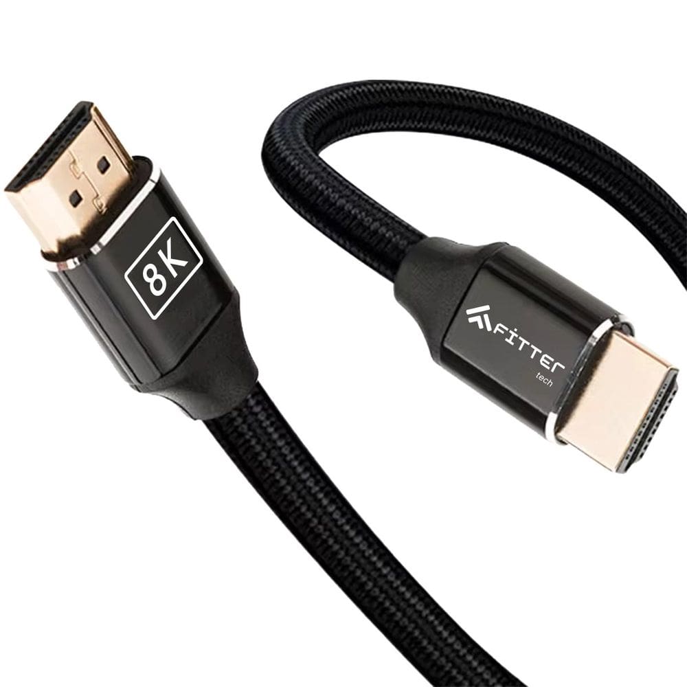 Cabo HDMI 2.1 UHDTV 8K 2 Metros 48Gbps eARC FHB2 - Fitter Tech